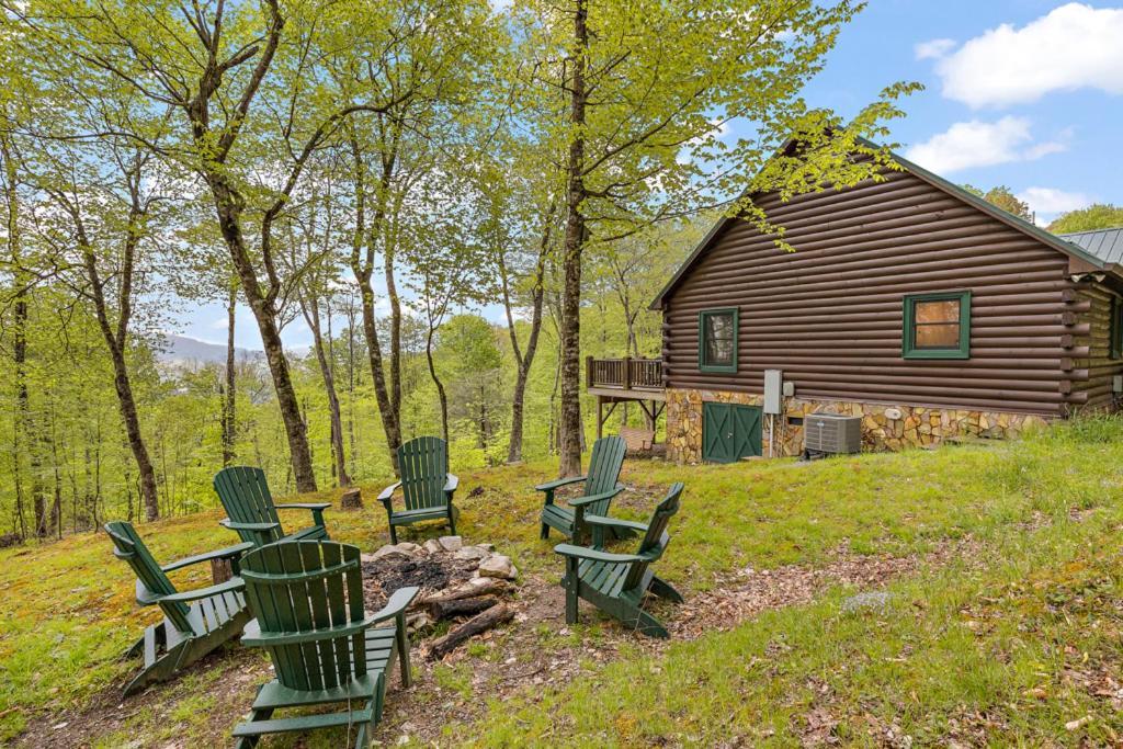 Lucky Bear Cabin Banner Elk Exterior photo